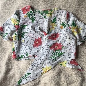 FLORAL CROP TOP 🌺